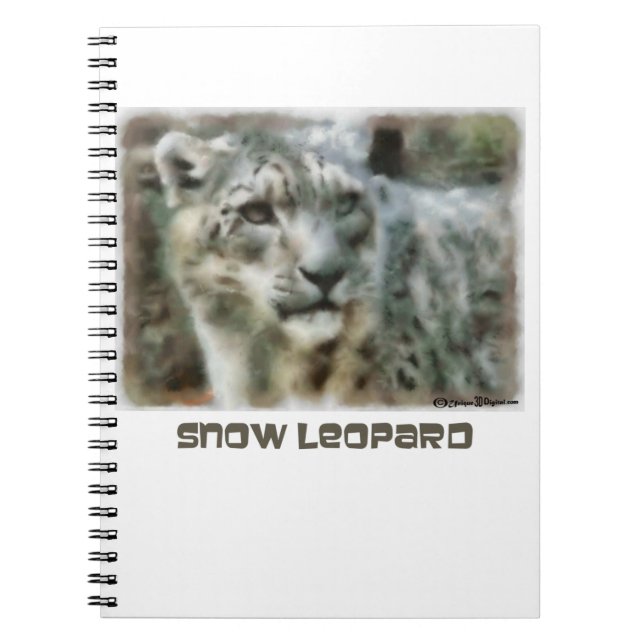 Carnet de léopard de neige (Devant)