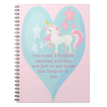 Carnet de licorne