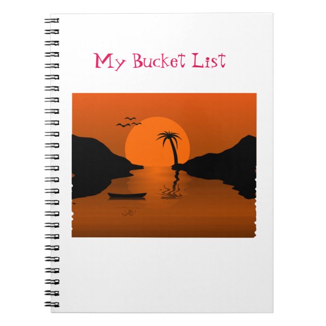 Carnet de liste de seau (Devant)