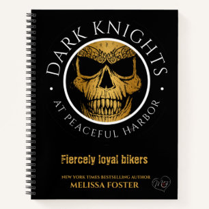 Carnet de logo Dark Knights - 8,5 po x 11 po l