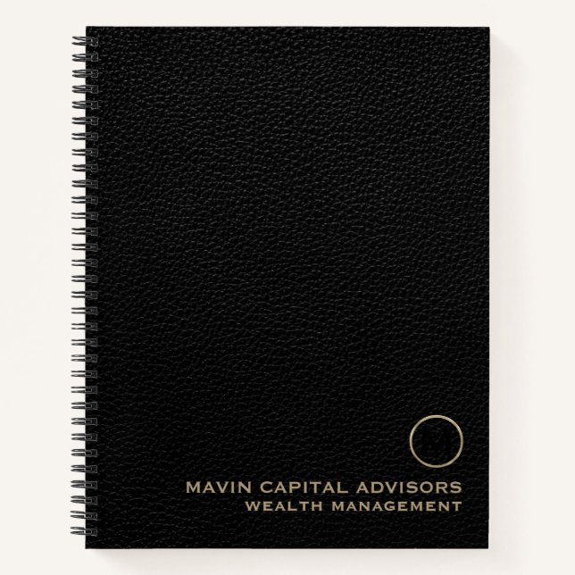 Carnet de logo initial Monogramme de luxe (Devant)