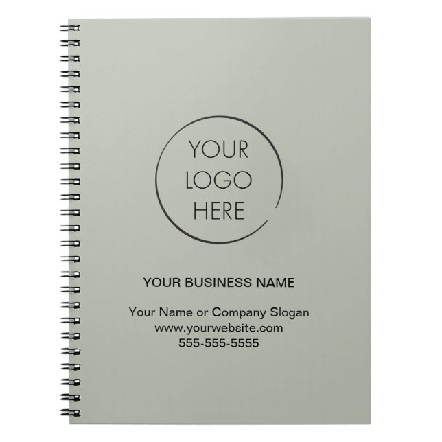 Carnet de marque Logo Entreprise d'affaires (Devant)