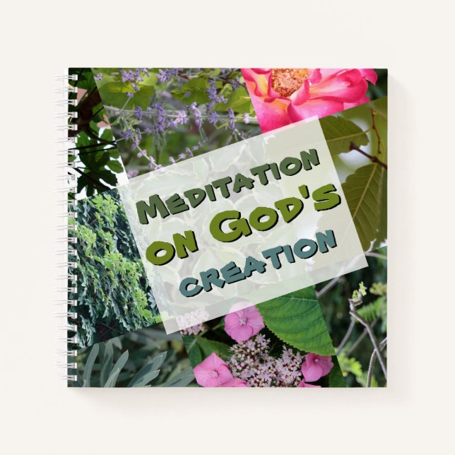 Carnet de méditation sur la nature (Devant)