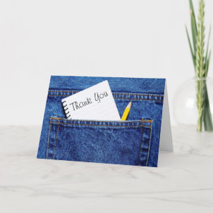 Carnet de Merci à poche