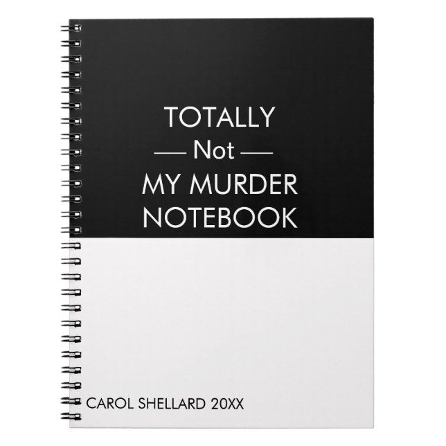 Carnet de Meurtre Qui n'est Absolutely Pas à Moi – (Devant)