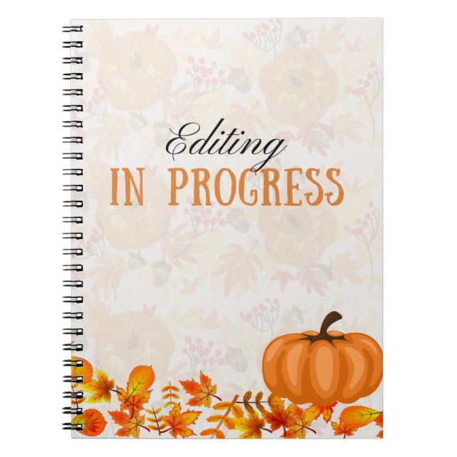 Carnet de modification de la conception d'automne  (Devant)