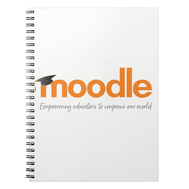 Carnet de Moodle : Crayon orange (Devant)