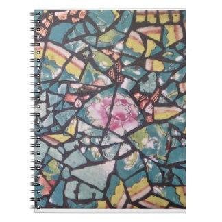 Carnet de mosaïque de turquoise