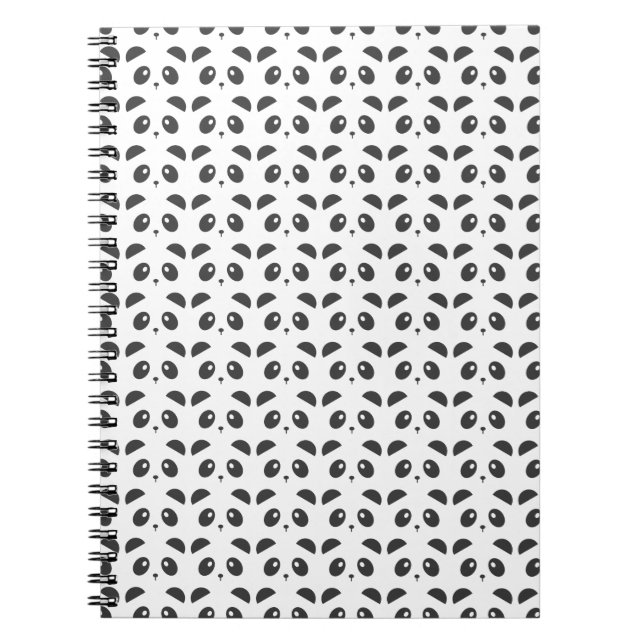 Carnet de motif de panda (Devant)