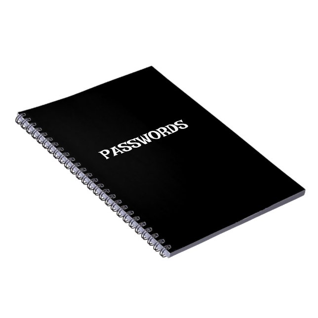 Carnet de MOTS DE PASSE personnalisable | Élégant (Côté Droit)
