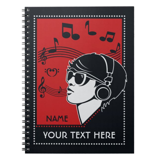 Carnet de musique Art déco (Devant)