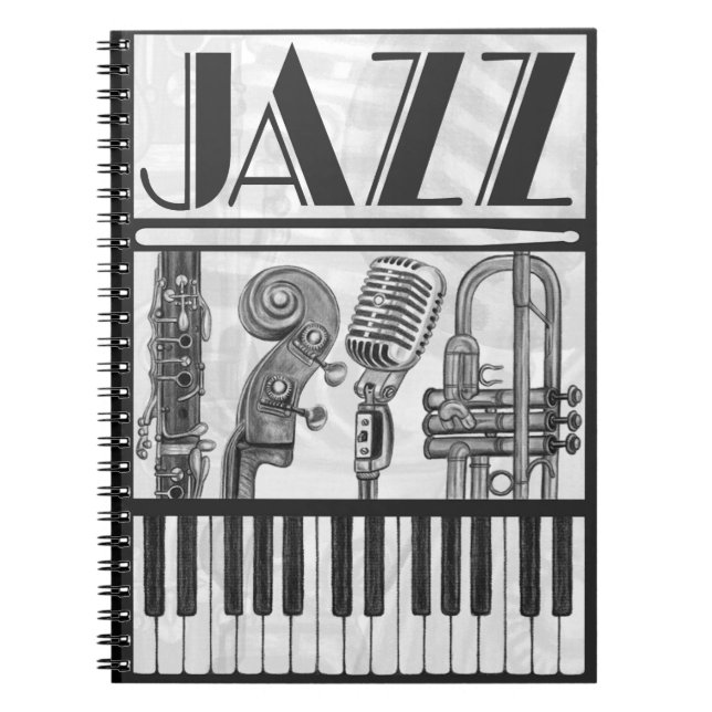 Carnet de musique de jazz (Devant)