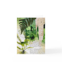 Carnet de nature de carte de voeux