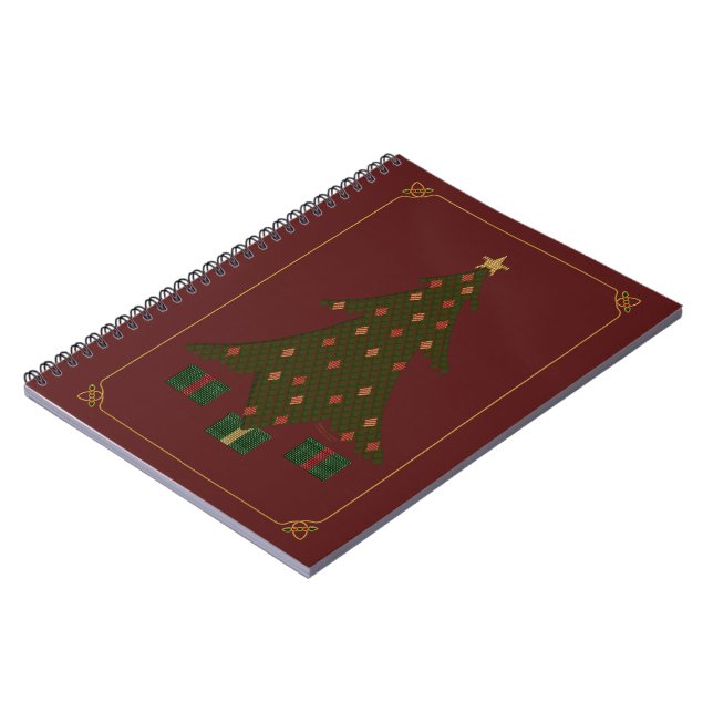 Carnet de Noël doré (Côté gauche)