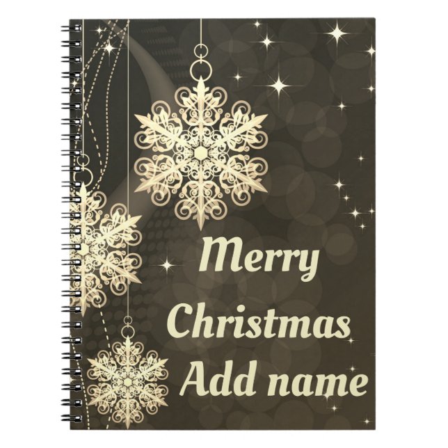 Carnet de Noël personnalisé (Devant)