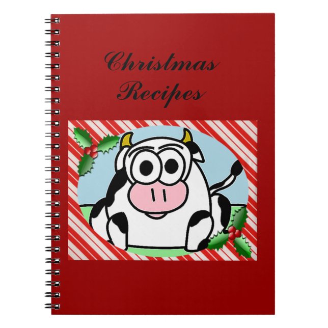 Carnet de Noël/Repas de Carla Cow (Devant)