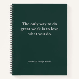 Carnet de nom d'adresse de l'équipe personnalisée 