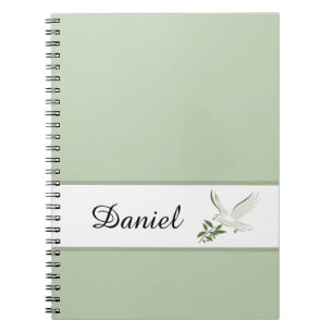 Carnet de nom personnalisé Carnet de colombe