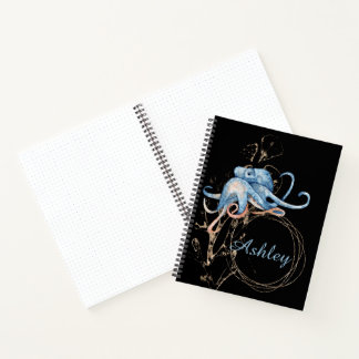 Carnet de nom personnalisé Octopus