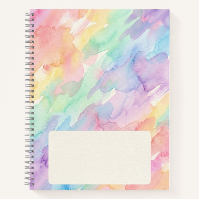 Carnet de noms de peinture pastel (Devant)