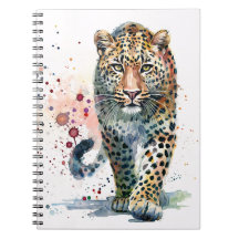 Carnet de notes à aquarelle éclaboussée de peintur