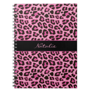 Carnet de notes à motif peau d'imprimé léopard