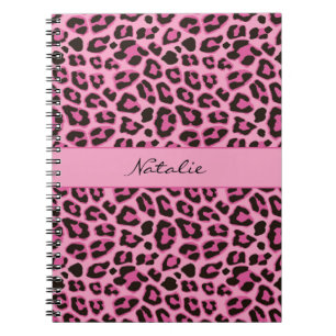 Carnet de notes à motif peau d'imprimé léopard