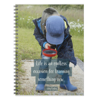 Carnet de notes à spirale "apprenant" 6,5" x8.75 "