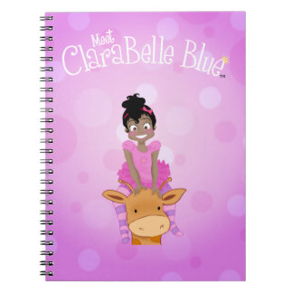 Carnet de notes à spirale bleu de ClaraBelle