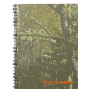Carnet de notes à spirale de camouflage
