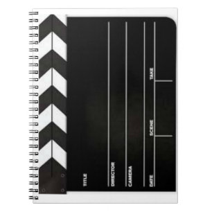 Carnet de notes à spirale de Clapboard Slate de