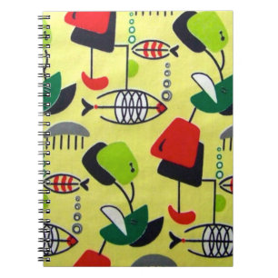 Carnet de notes à spirale de conception atomique
