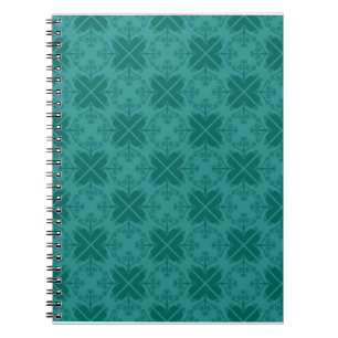 Carnet de notes à spirale de motif de remous :