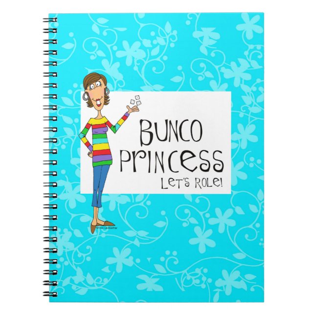 Carnet de notes à spirale de princesse de Bunco (Devant)