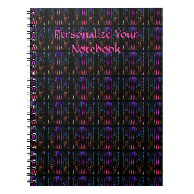 Carnet de notes à spirale personnalisé de mosaïque (Devant)