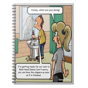 Carnet de notes amusant de Bald Head Island