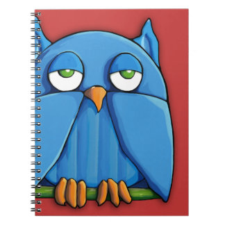 Carnet de notes Aqua Owl red 2