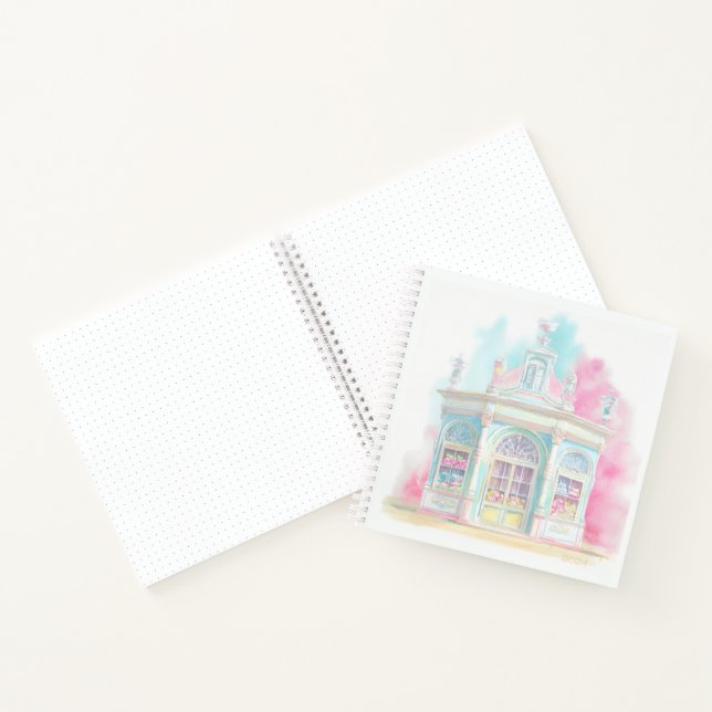 carnet de notes bullet journal à bonbons aquarelle (Intérieur)