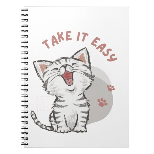 carnet de notes chat (Devant)