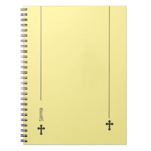Carnet de notes croisé survivant élégant