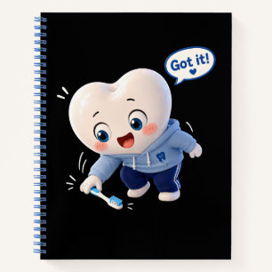 Carnet de notes "D'accord !" avec un personnage de