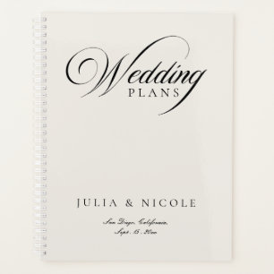 Carnet de notes de calligraphie noire ivoire class