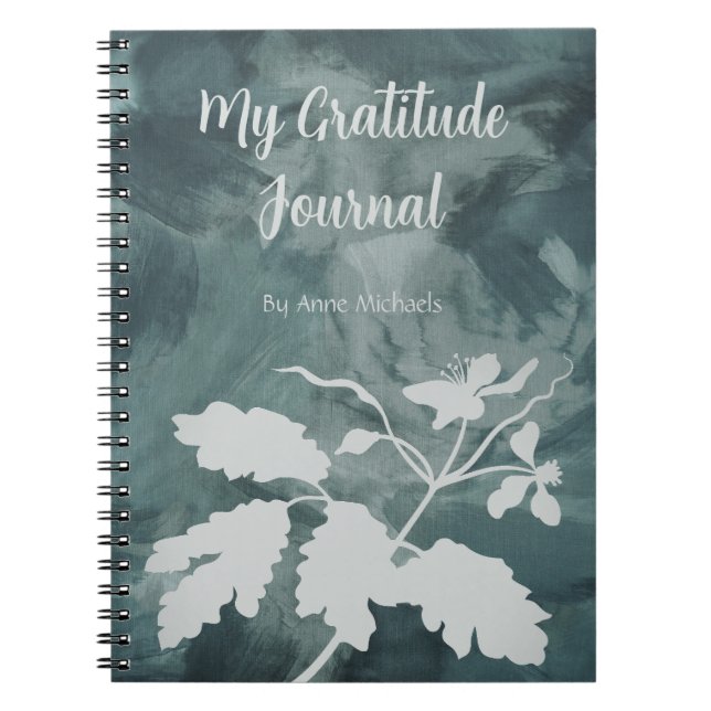 Carnet de notes de gratitude personnalisé  (Devant)