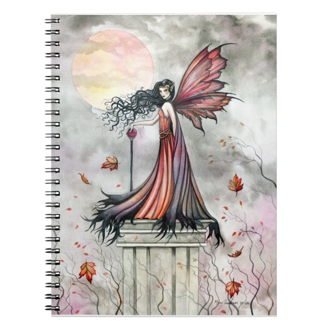 Carnet de notes de la fée des vents d'automne (Devant)
