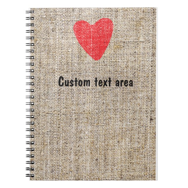 Carnet de notes de la Saint-Valentin à cœur en toi (Devant)