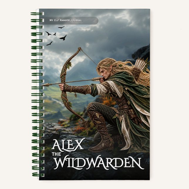Carnet de notes de l'Elfe Ranger Fantastique (Recto)