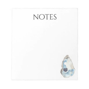 carnet de notes de l'huître