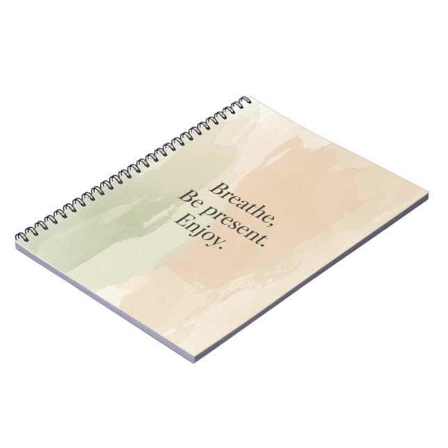 Carnet de notes de message attentif (Côté gauche)