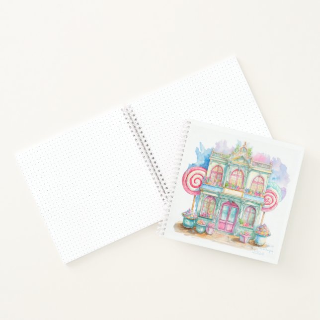 carnet de notes de papeterie de magasin de bonbons (Intérieur)