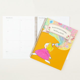 Carnet de notes de peinture florale fantaisiste